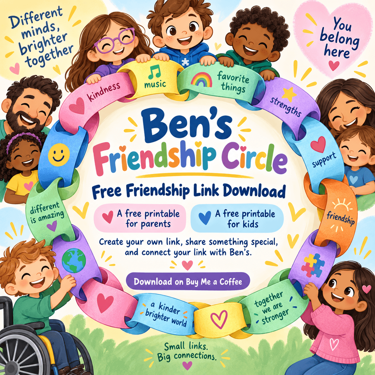 Ben's Friendship Circle Forms