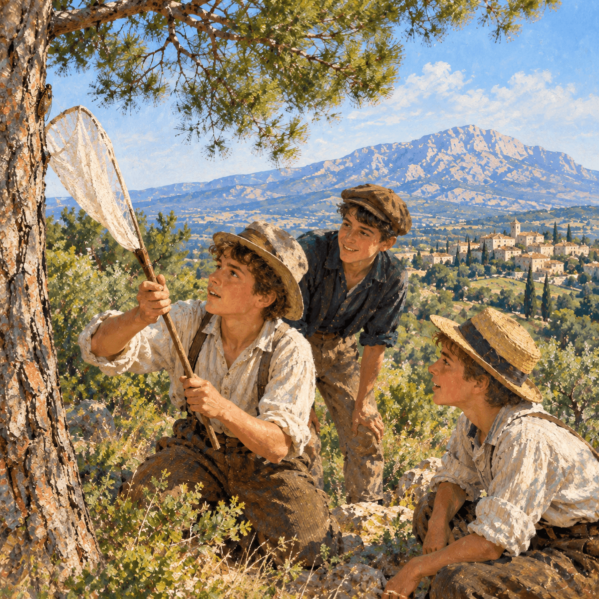 Paul Cezanne (1ere partie) : enfance a Aix-en-Provence et amitie avec Emile Zola - Transcription en PDF