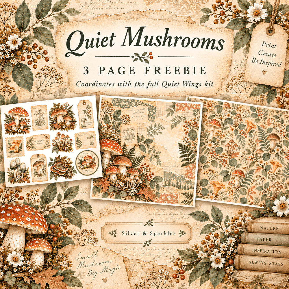 Quiet Mushrooms — 3 Page Freebie!
