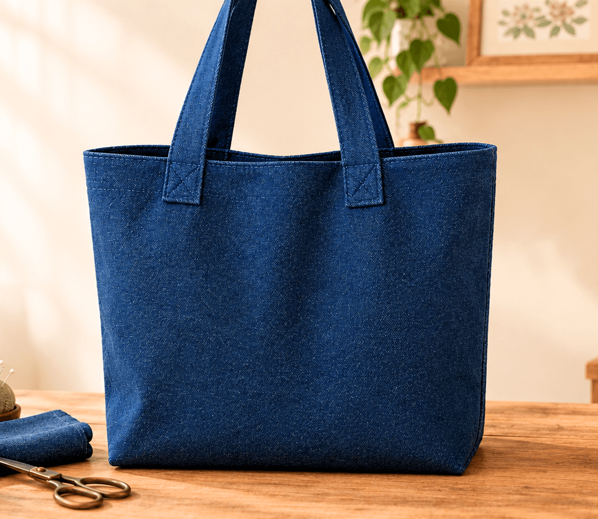 The Everyday Beginner Tote — Beginner Sewing Pattern (PDF)