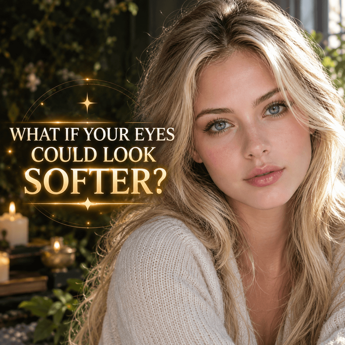 Soft Lower Eye Contour & Delicate Eyes | Female Eye Area Subliminal