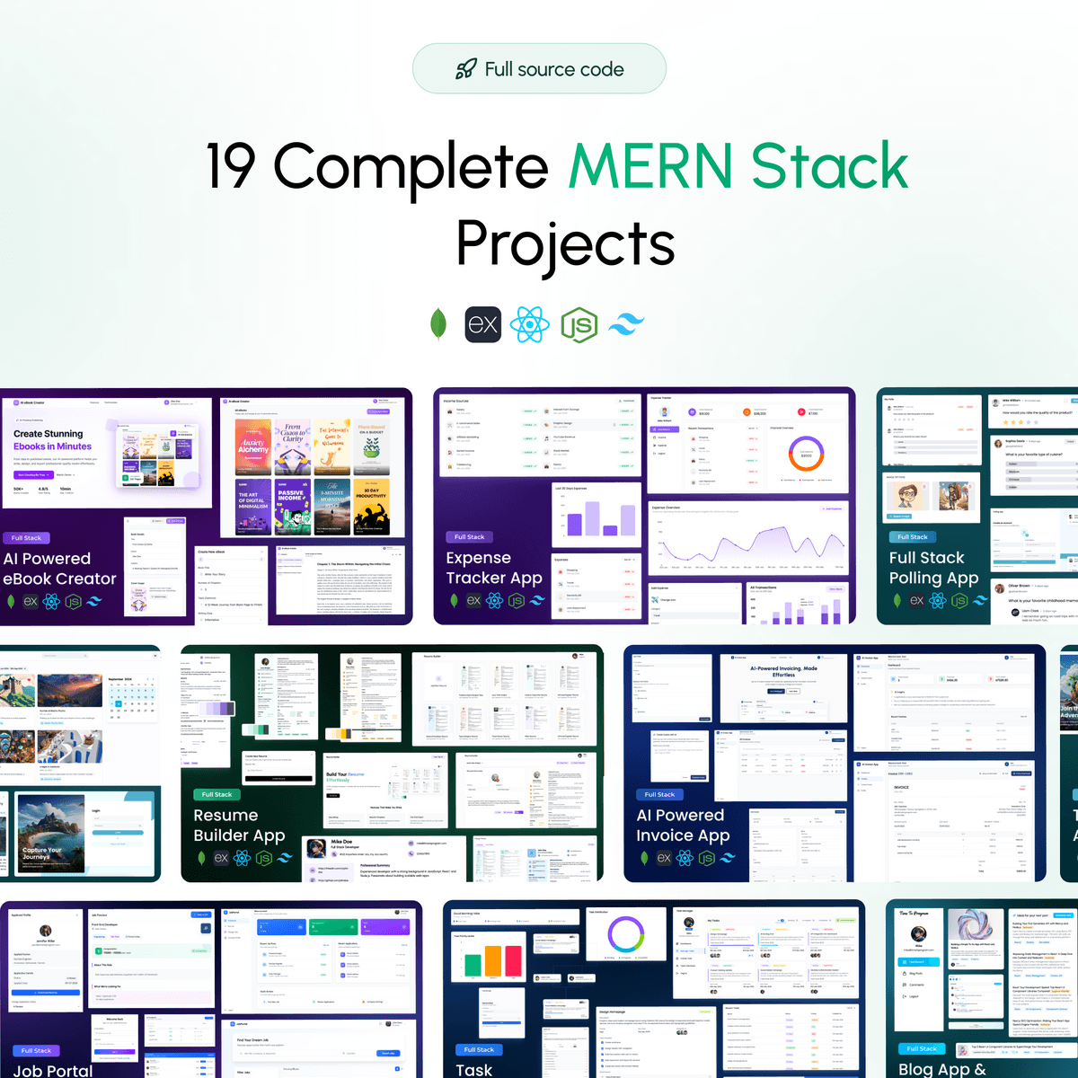 Complete Web Developer Bundle: 100+ React Components, 19 Full Stack Projects & Interview Prep