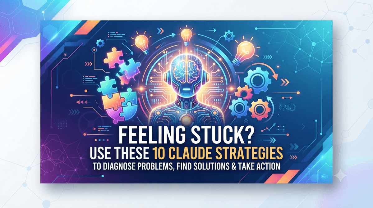 Feeling Stuck? Use These 10 Claude Strategies to Diagnose Problems, Find Solutions & Take Action