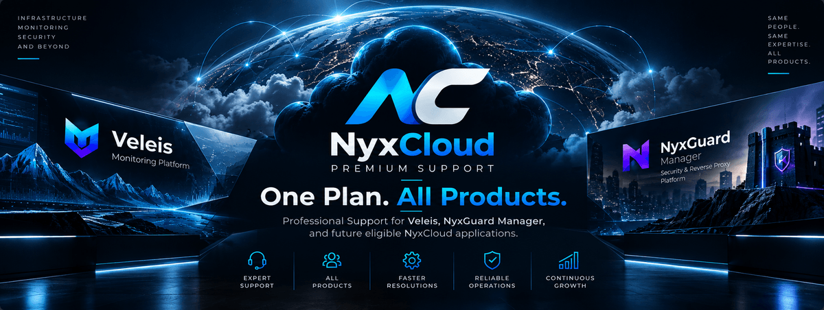 NyxCloud Premium Support — All Products — 1 Year