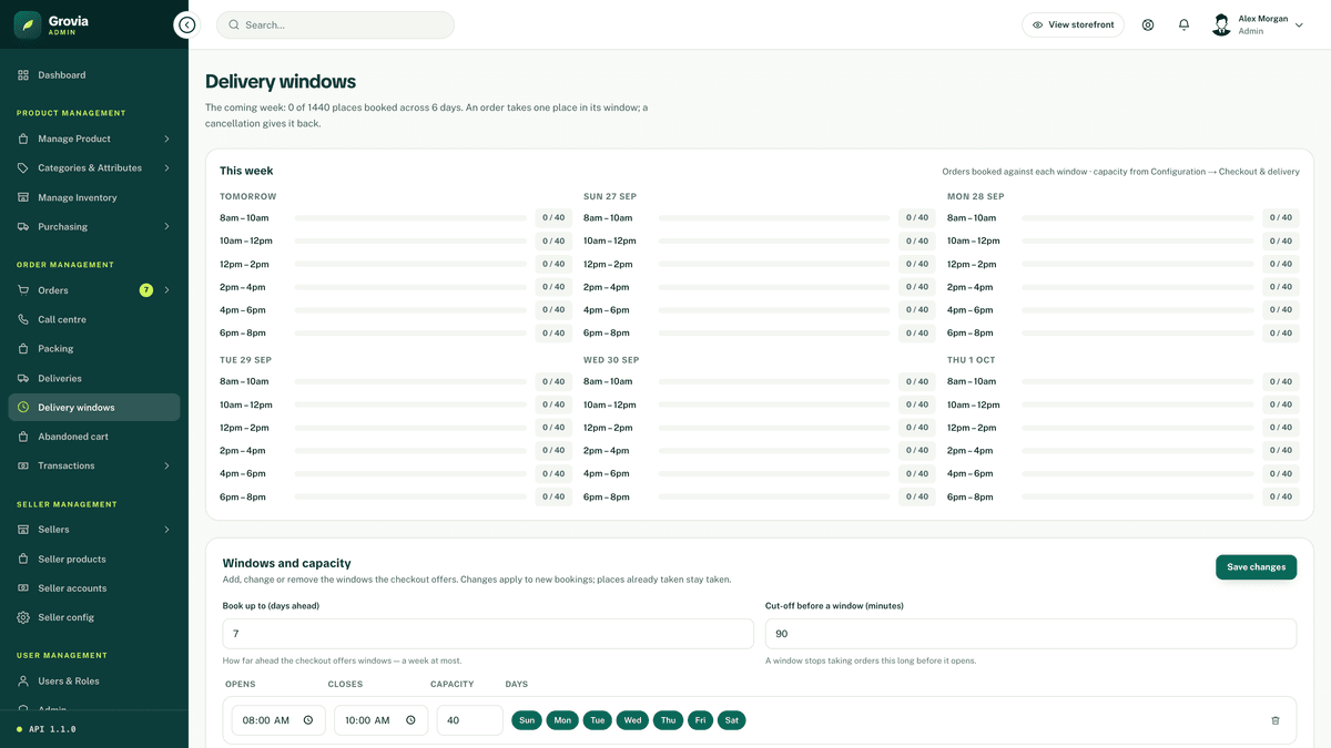 Grovia — Next.js 16 eCommerce Storefront, Admin Dashboard & REST API