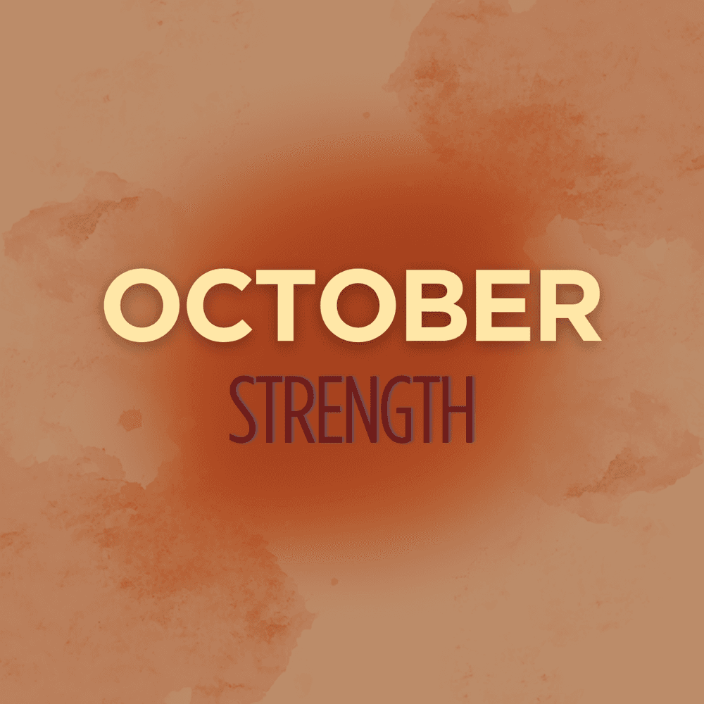 NEW & IMPROVED October Strength ONLY Calendar 💪