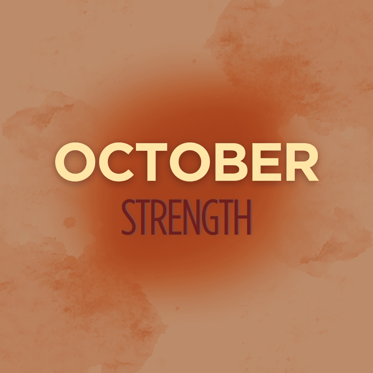NEW & IMPROVED October Strength ONLY Calendar 💪