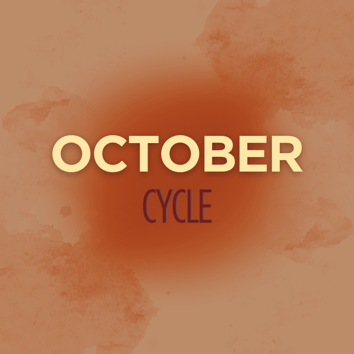 NEW & IMPROVED October Cycle ONLY Calendar 🚴