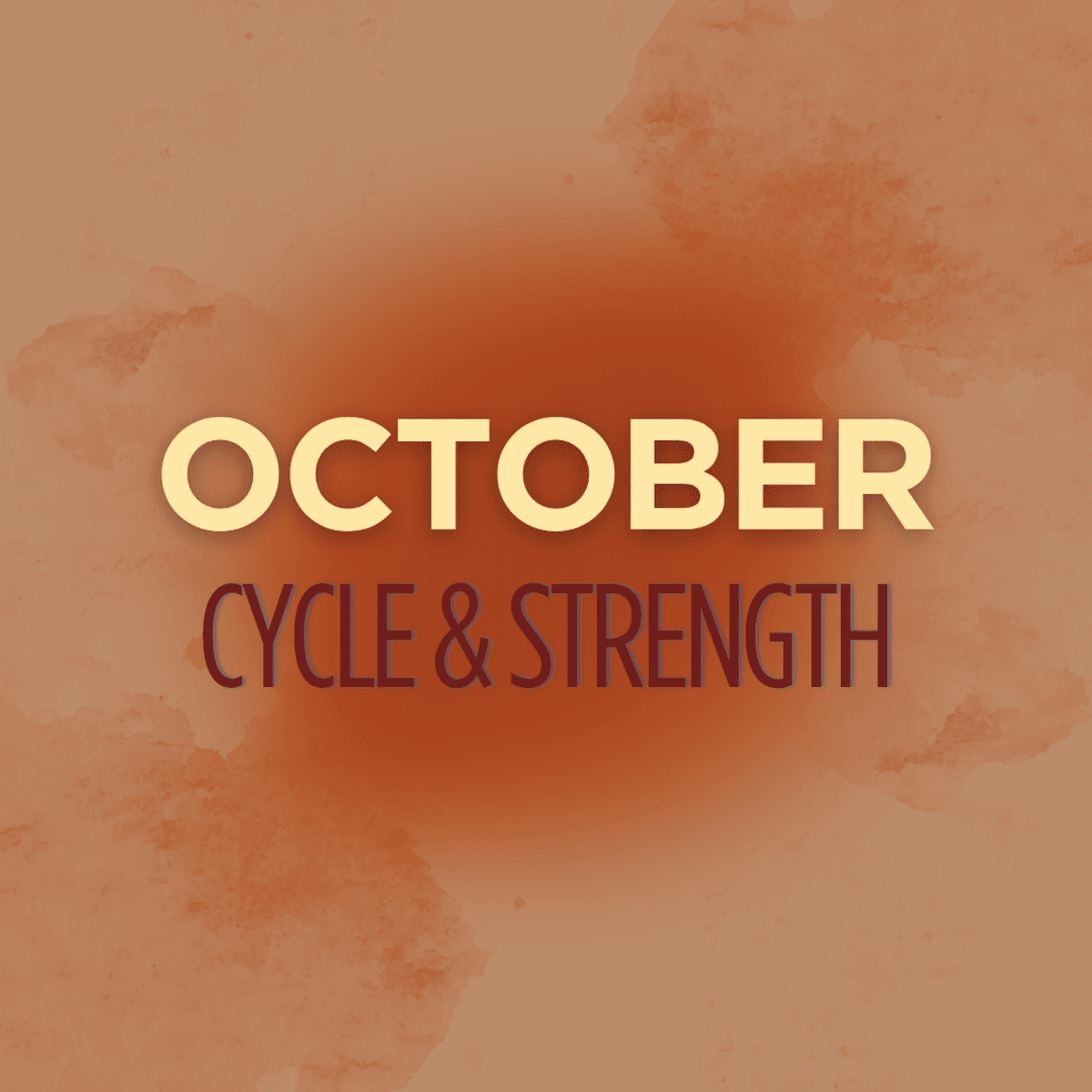 NEW & IMPROVED! October Cycle & Strength COMBO Calendar 💪🚴