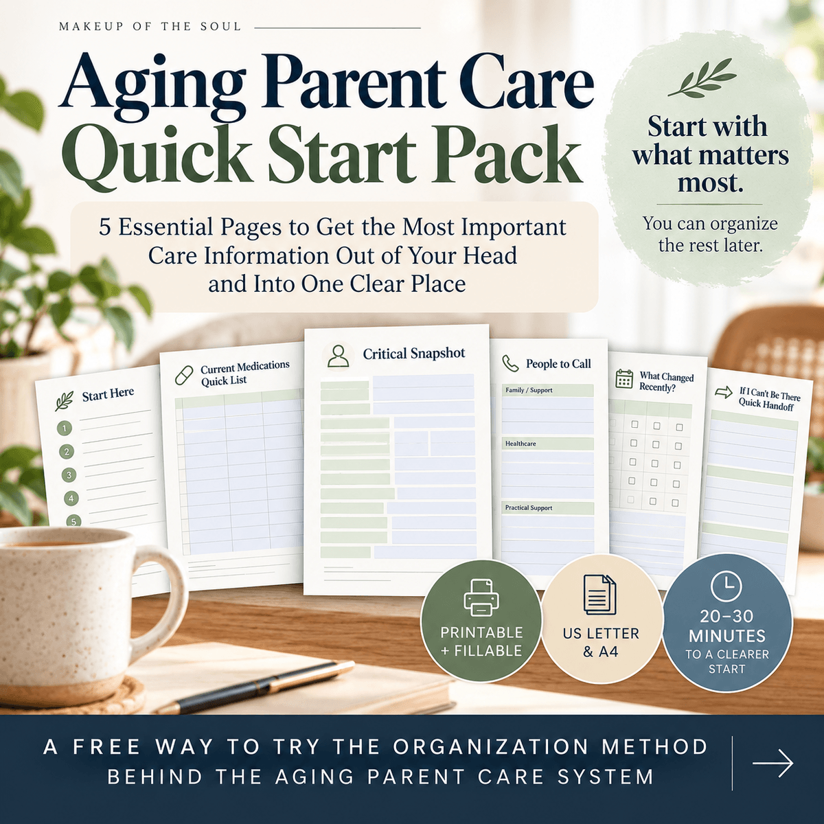 Aging Parent Care Quick Start Pack
