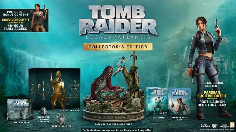 Tomb Raider : Legacy of Atlantis Collector's Edition PS5, Switch 2 & PC