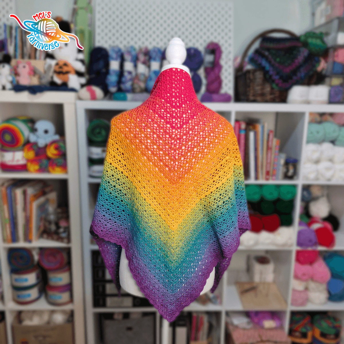 "One Day at a Time" shawl - digital crochet pattern only