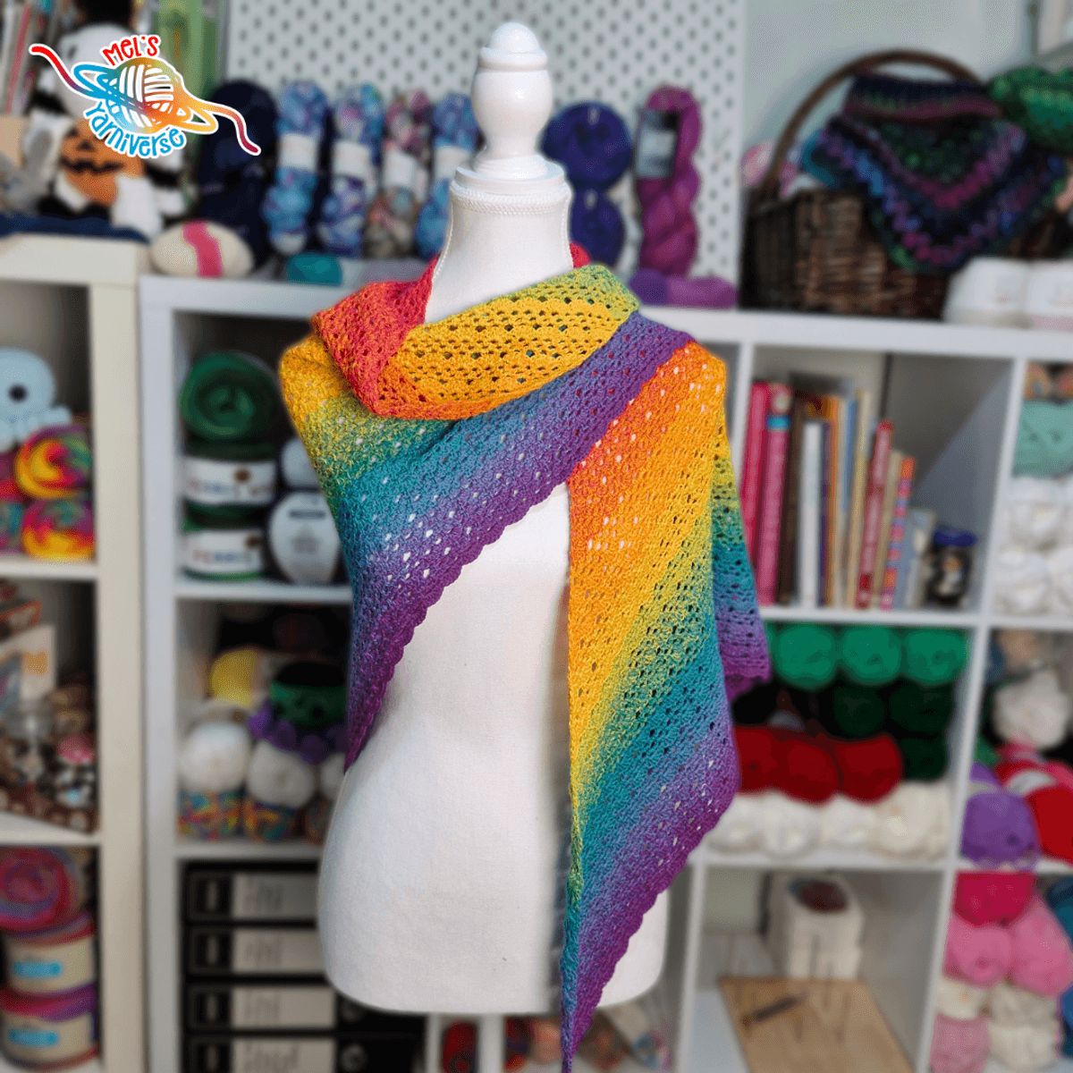 "One Day at a Time" shawl - digital crochet pattern only