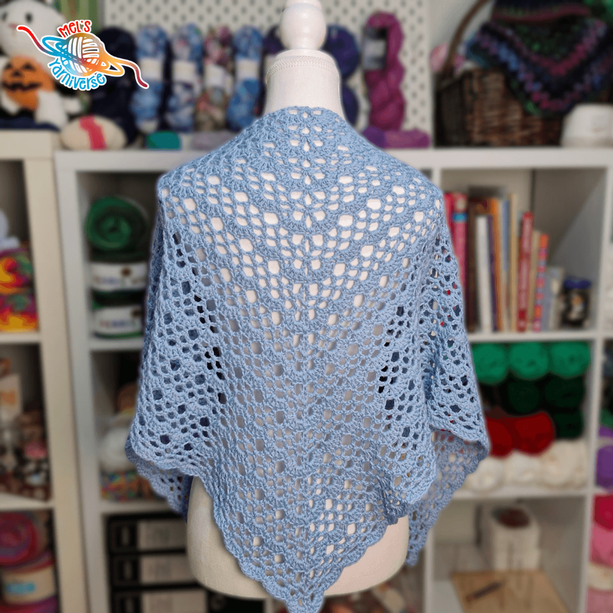 "One Day at a Time" shawl - digital crochet pattern only