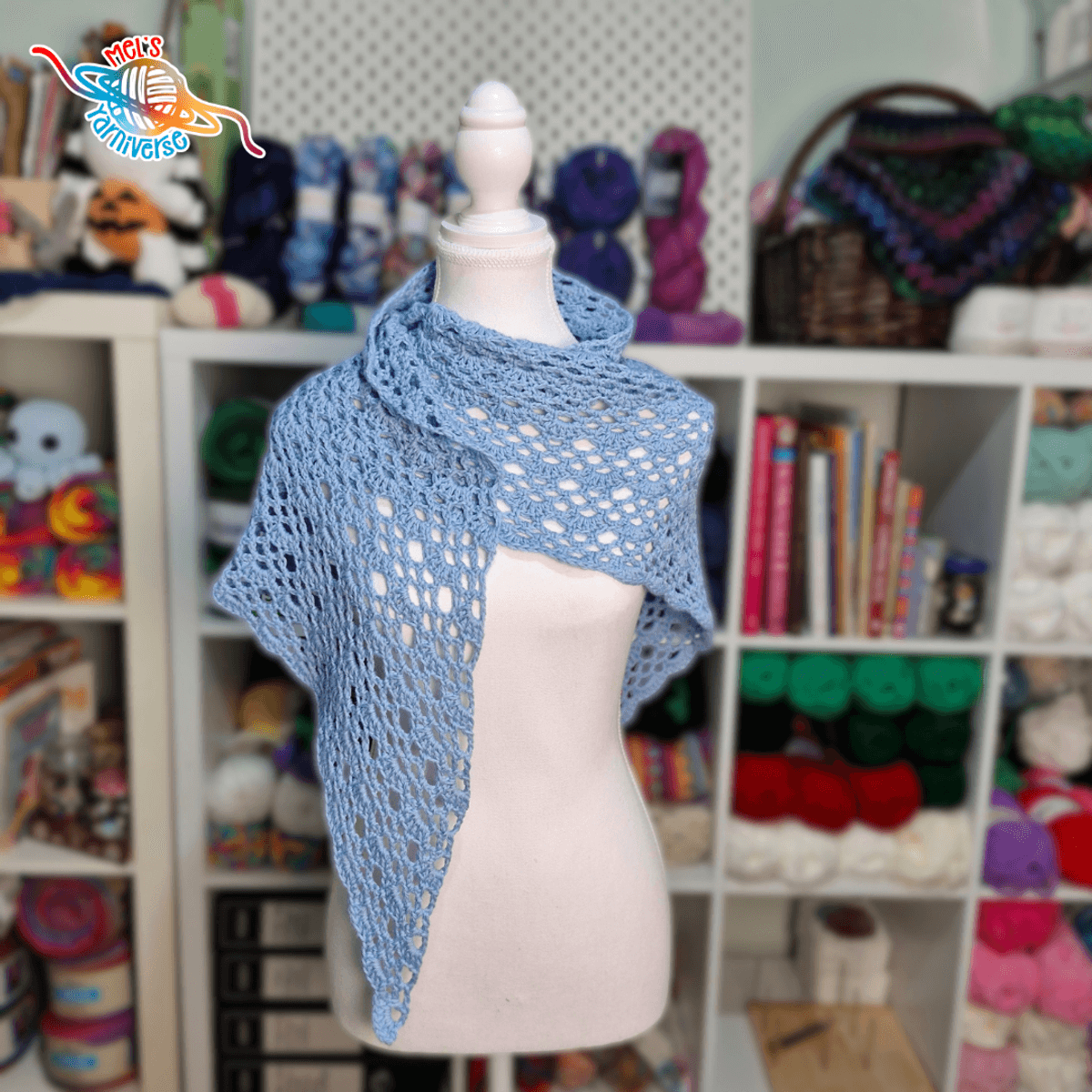 "One Day at a Time" shawl - digital crochet pattern only