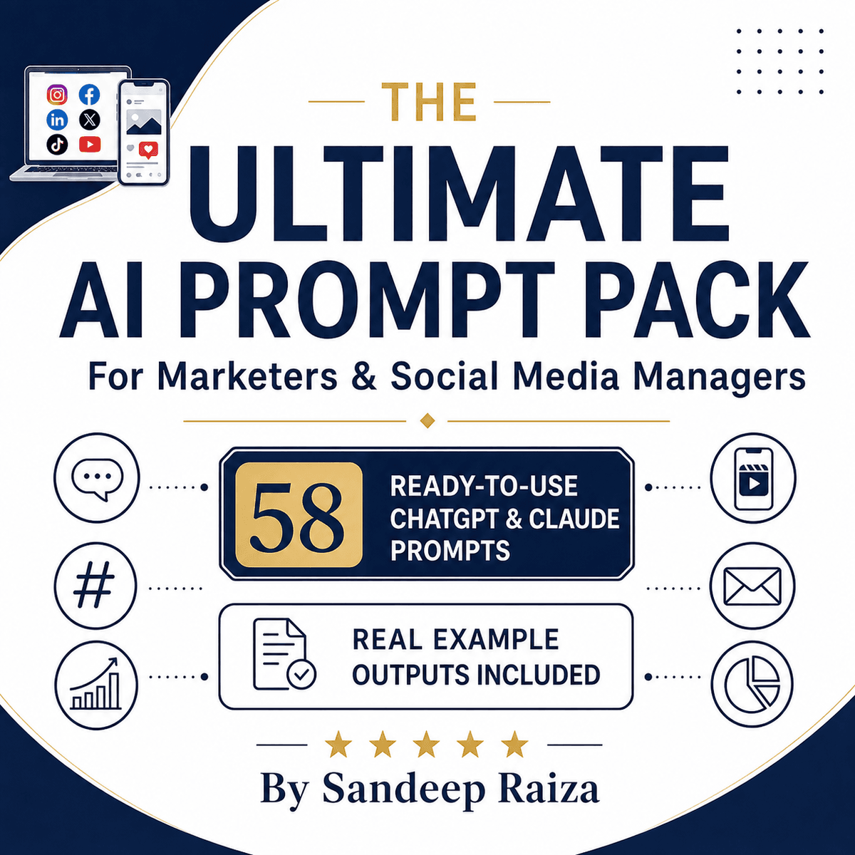 The Ultimate AI Prompt Pack for Marketers & Social Media Managers