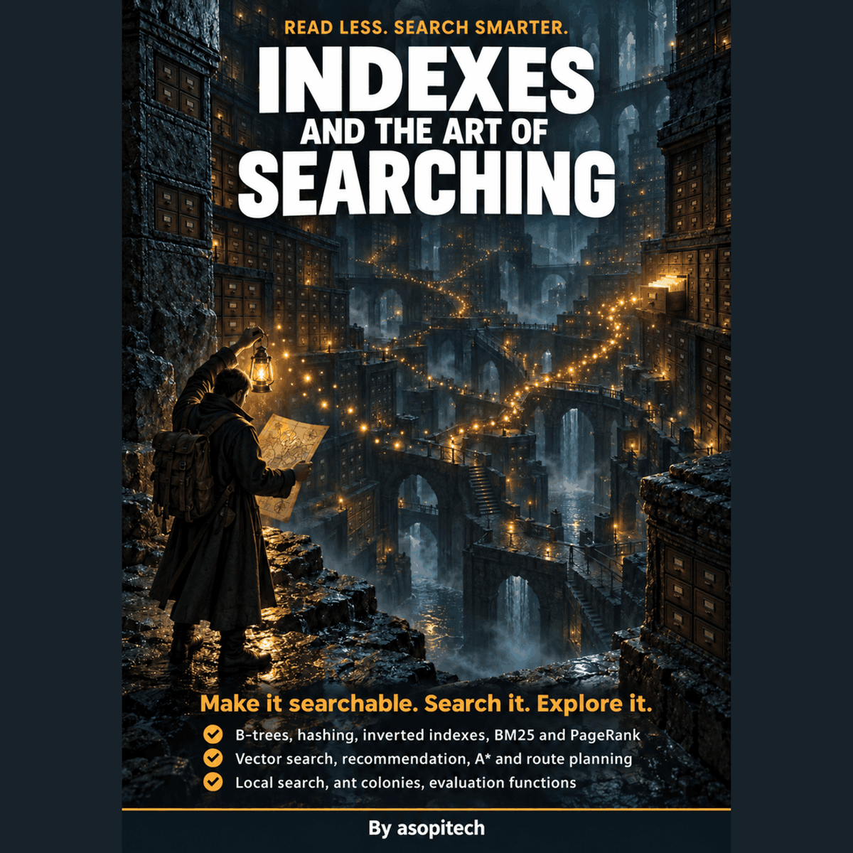 Indexes and the Art of Searching: Make It Searchable, Search It, Explore It