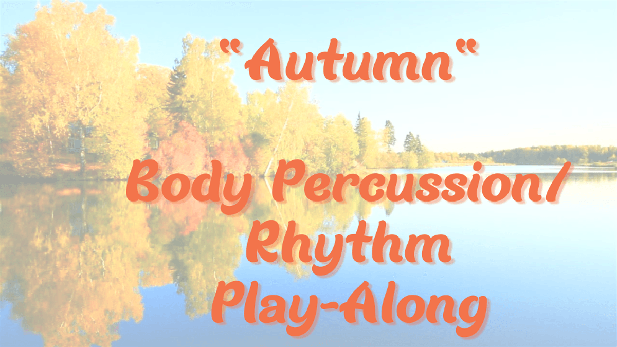 Autumn Medley Play-Along Manipulatives | PowerPoint + PDF