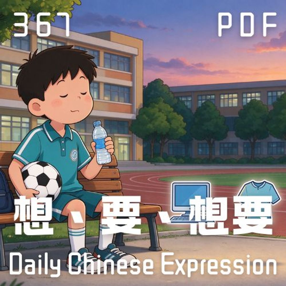 【PDF】Daily Chinese Expression 367「想、要、想要」 Chinese podcast -Speak Chinese with Da Peng #汉语俗语和习惯用语