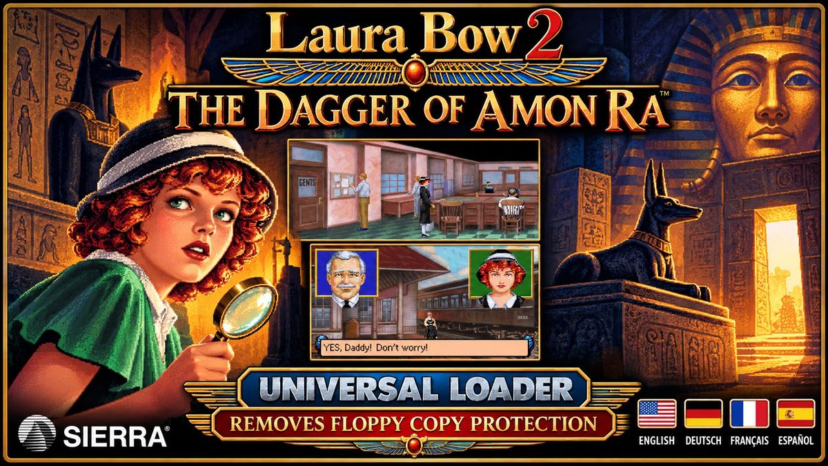 Laura Bow 2 - The Dagger Of Amon Ra - Nag Screen Removal