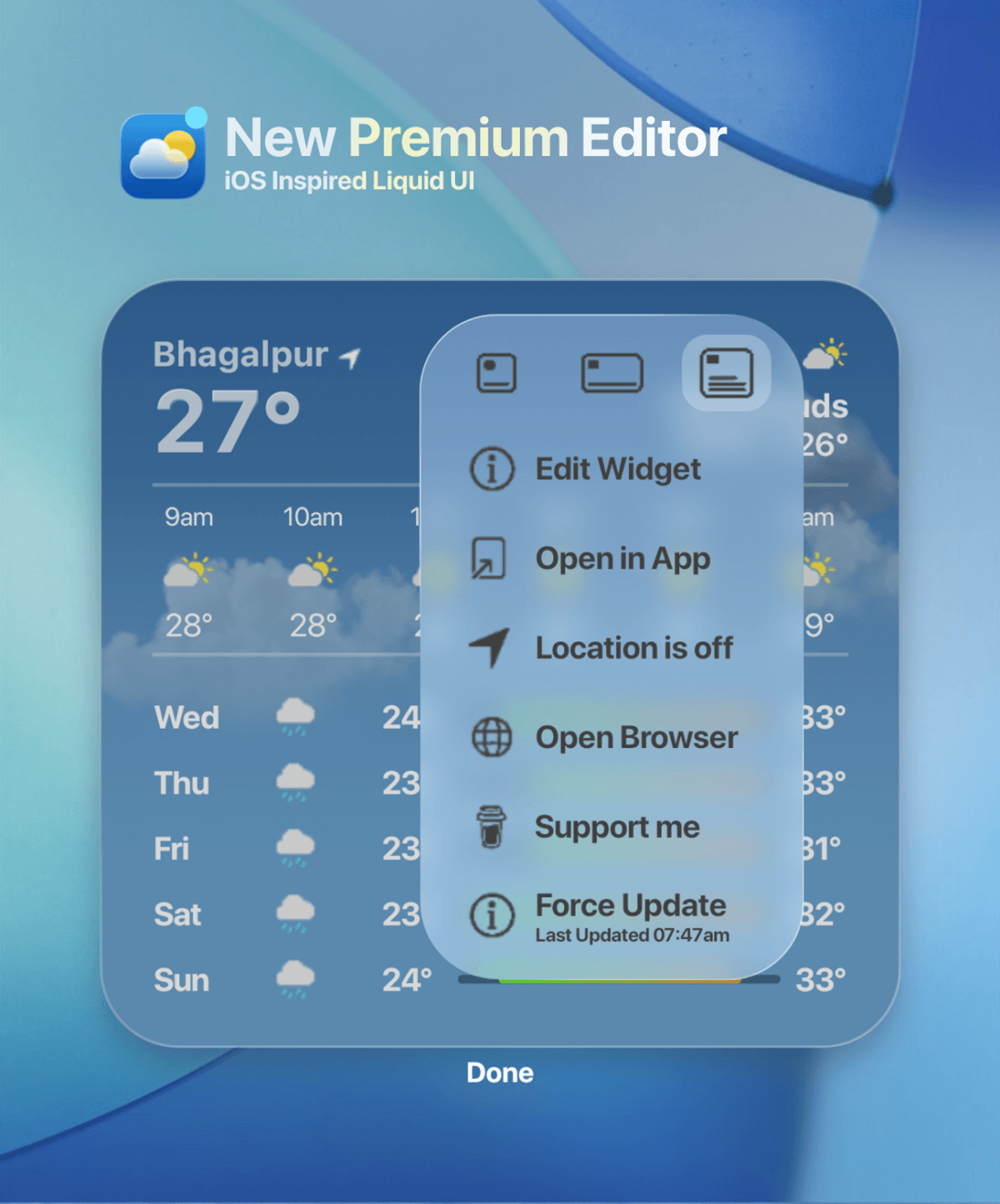 iOS Weather Pro [4x4, 2x4, 2x2] For Personal Use