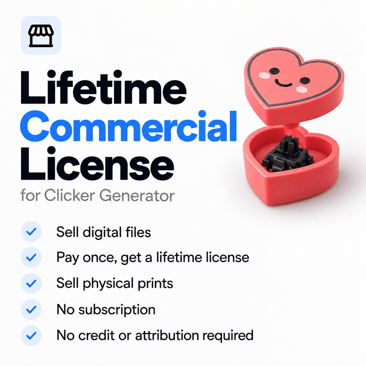 Clicker Generator Lifetime Commercial license