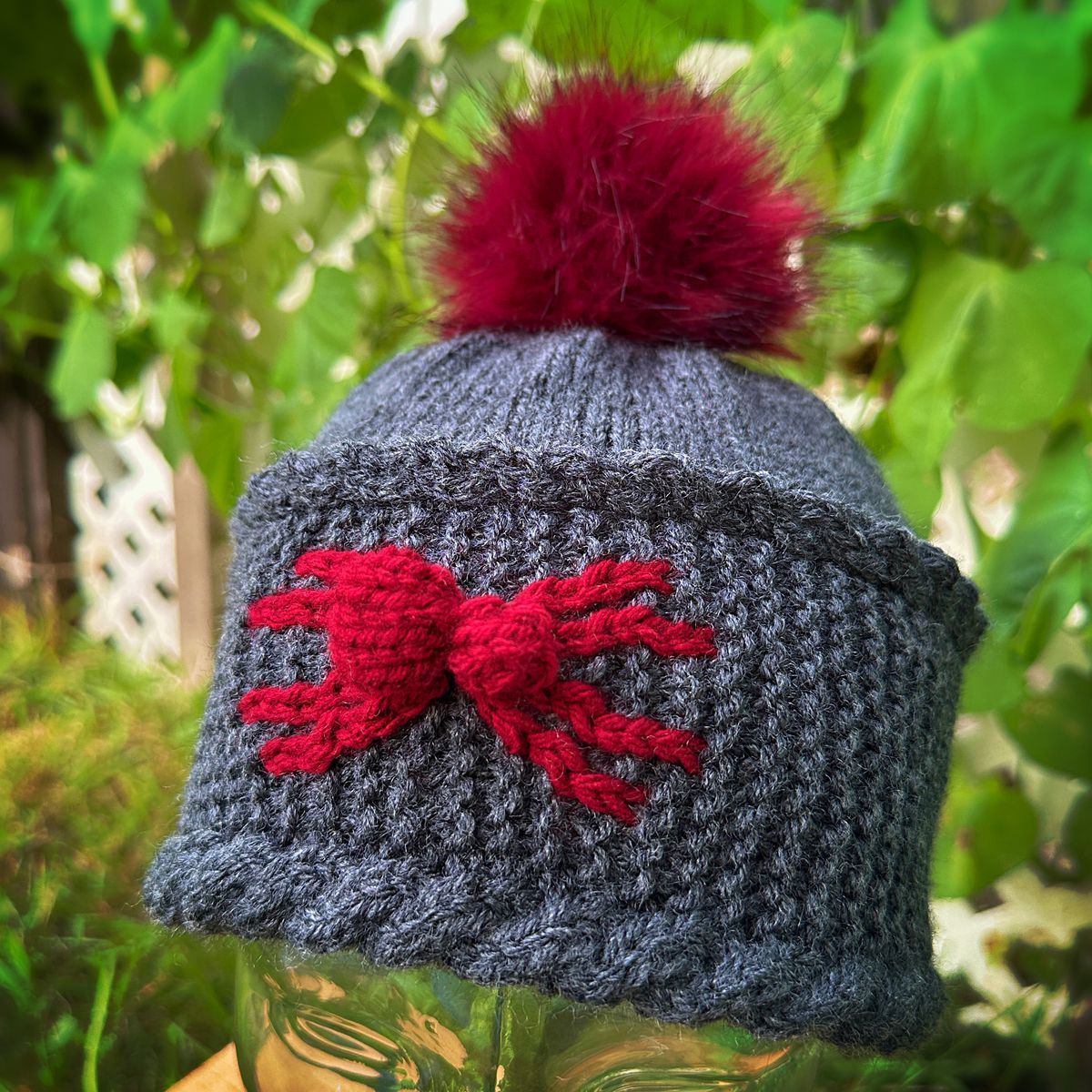 🕷️ Spider Beanie Knitting Pattern 🕷️