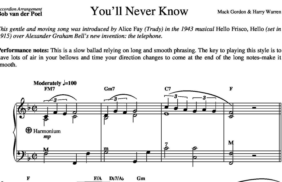 You'll Never Know