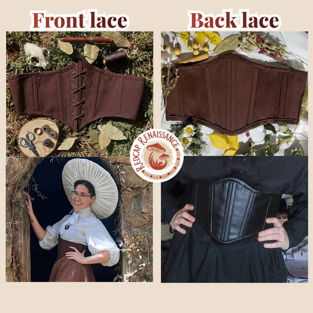 Underbust corset belt pattern PDF print
