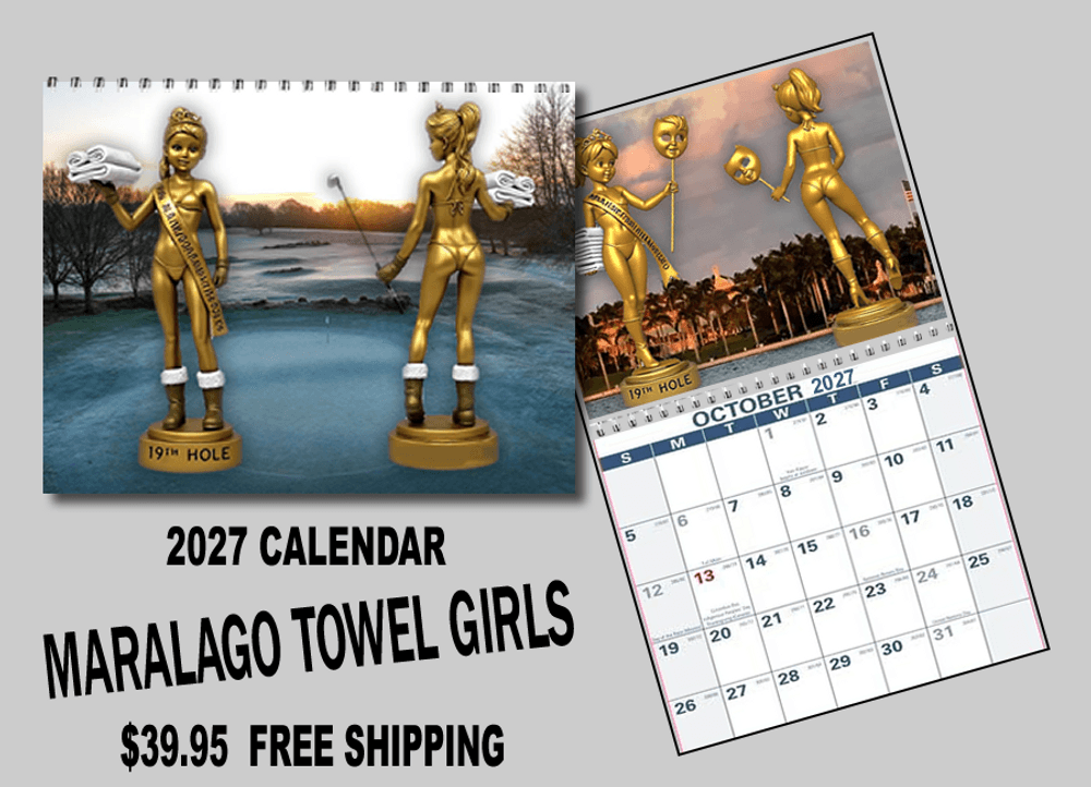 2027 MARALAGO TOWEL GIRL CALENDAR