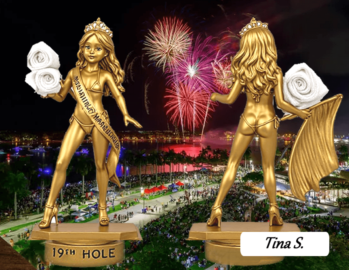 2027 MARALAGO TOWEL GIRL CALENDAR