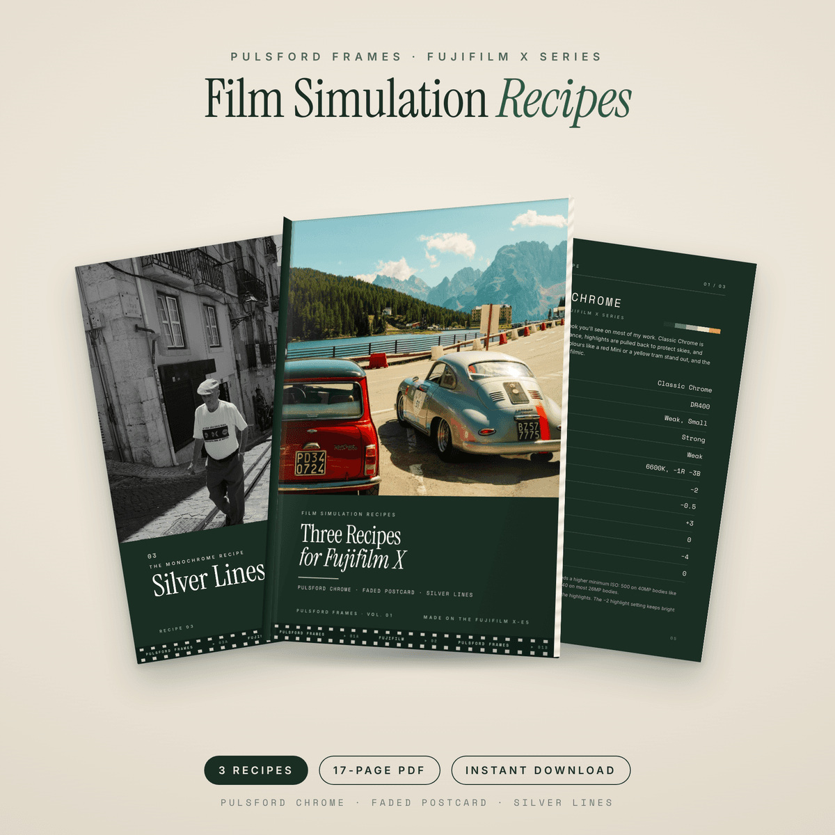 FujiFIlm Recipe Pack