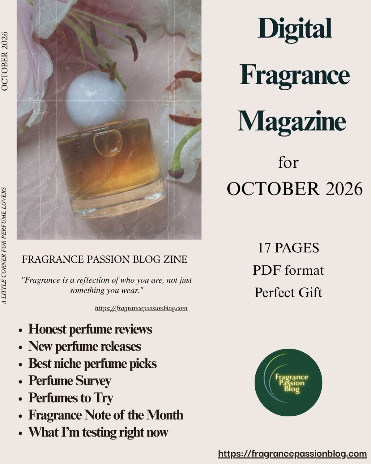What Should You Smell This October? My Digital Fragrance Magazine for October 2026