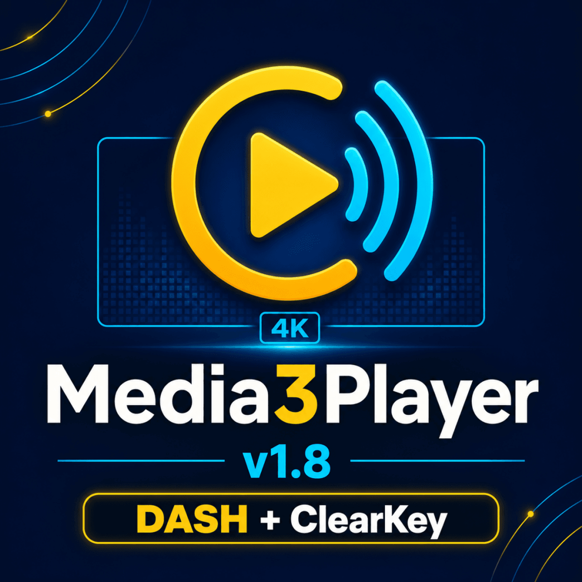 Media3Player v1.8 — DASH + ClearKey