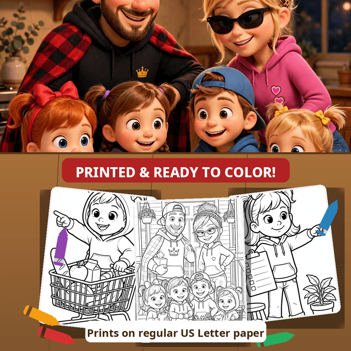 Mighty & Trouble — Coloring Pack