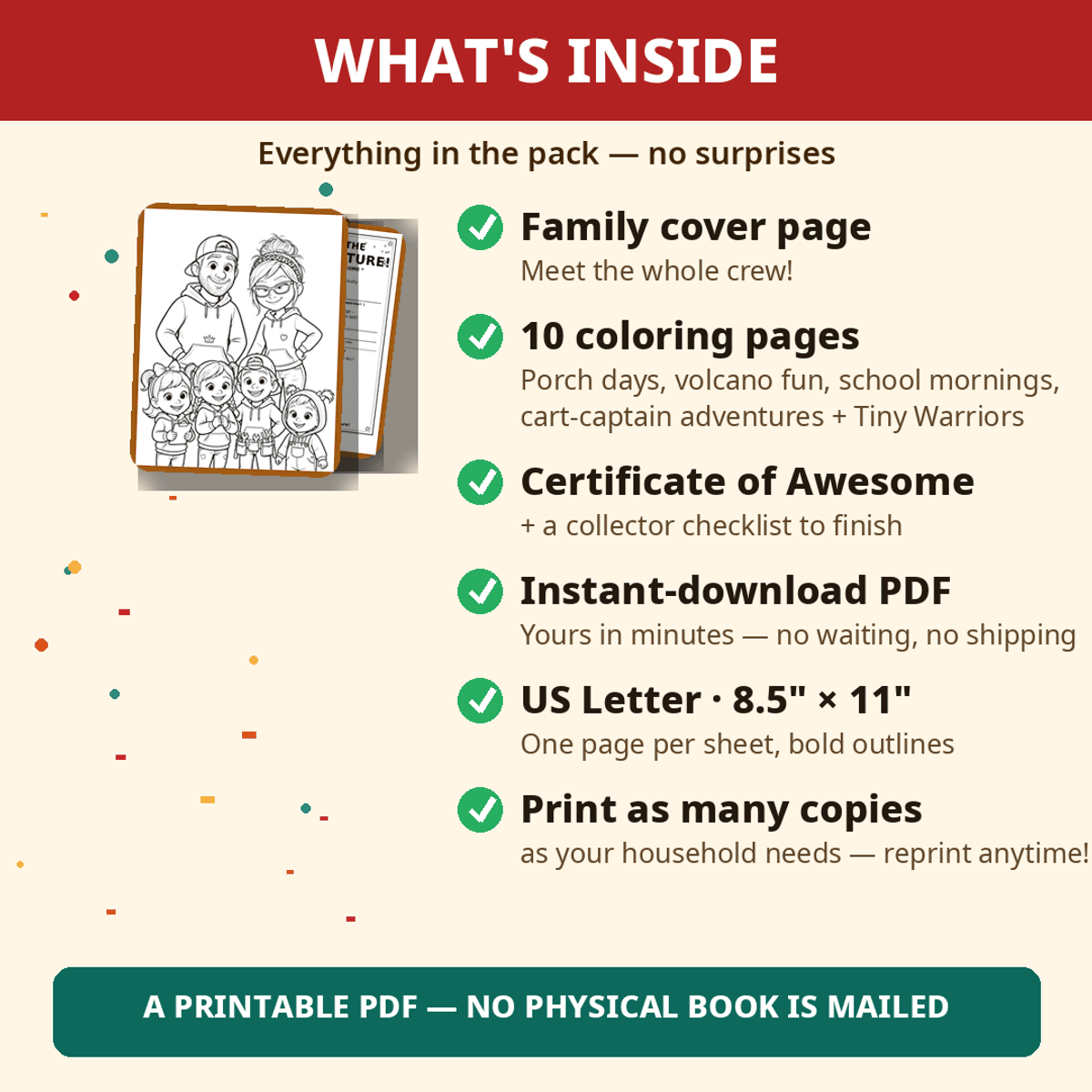 Mighty & Trouble — Coloring Pack