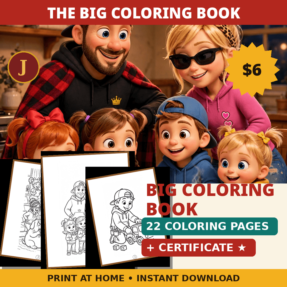 The Mighty & Trouble BIG Coloring Book