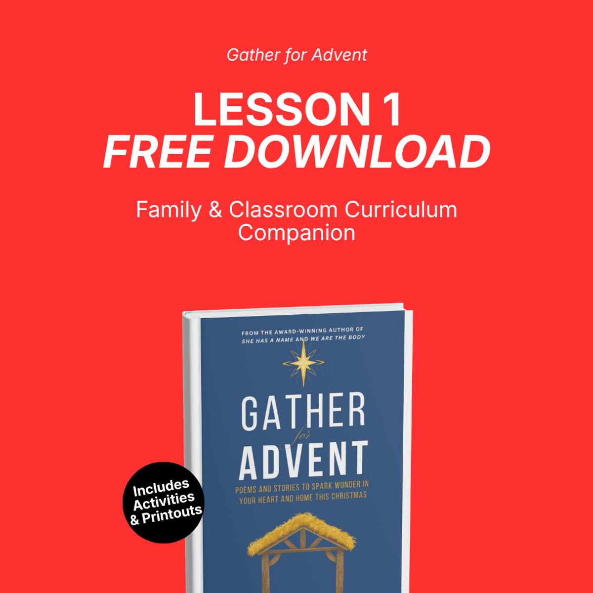 Lesson 1 - Gather for Advent Curriculum - FREE DOWNLOAD