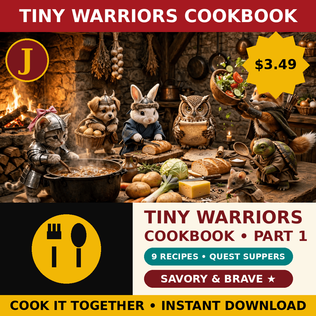 The Tiny Warriors Cookbook — Part 1: Quest Suppers
