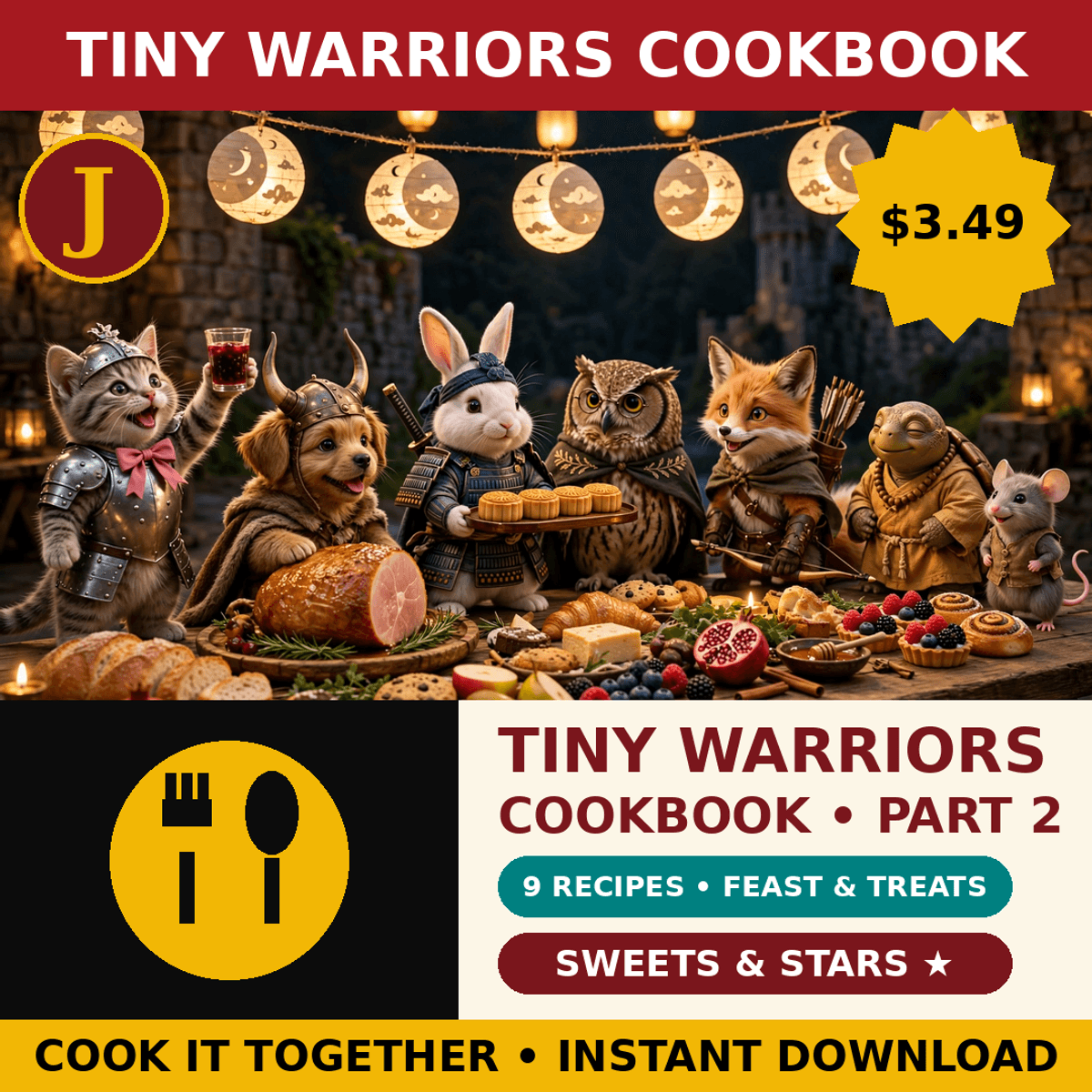 The Tiny Warriors Cookbook — Part 2: Feast & Treats