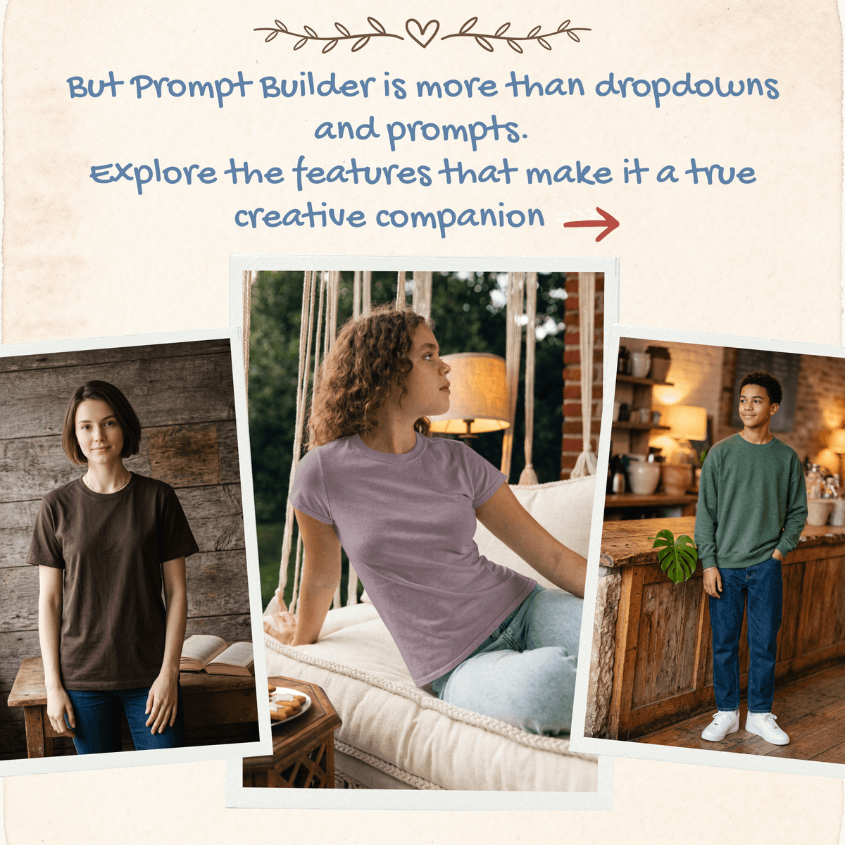 Mockup Prompt Builder for ChatGPT Image, Gemini, Recraft, Ideogram, Flux, Seedream, Midjourney, Leonardo and other text-to-image AI