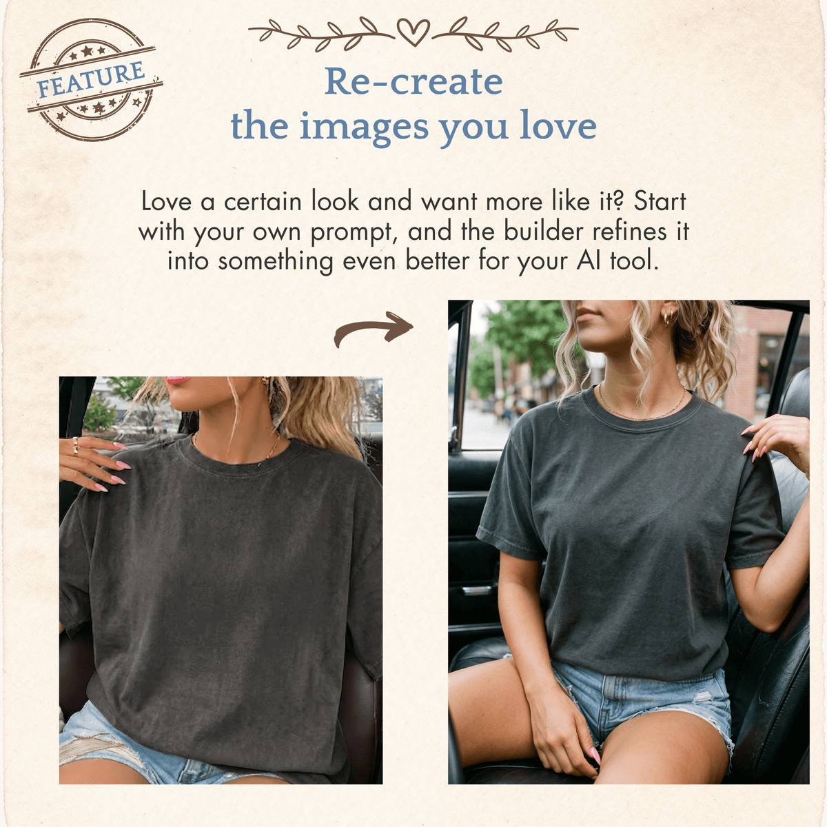 Mockup Prompt Builder for ChatGPT Image, Gemini, Recraft, Ideogram, Flux, Seedream, Midjourney, Leonardo and other text-to-image AI