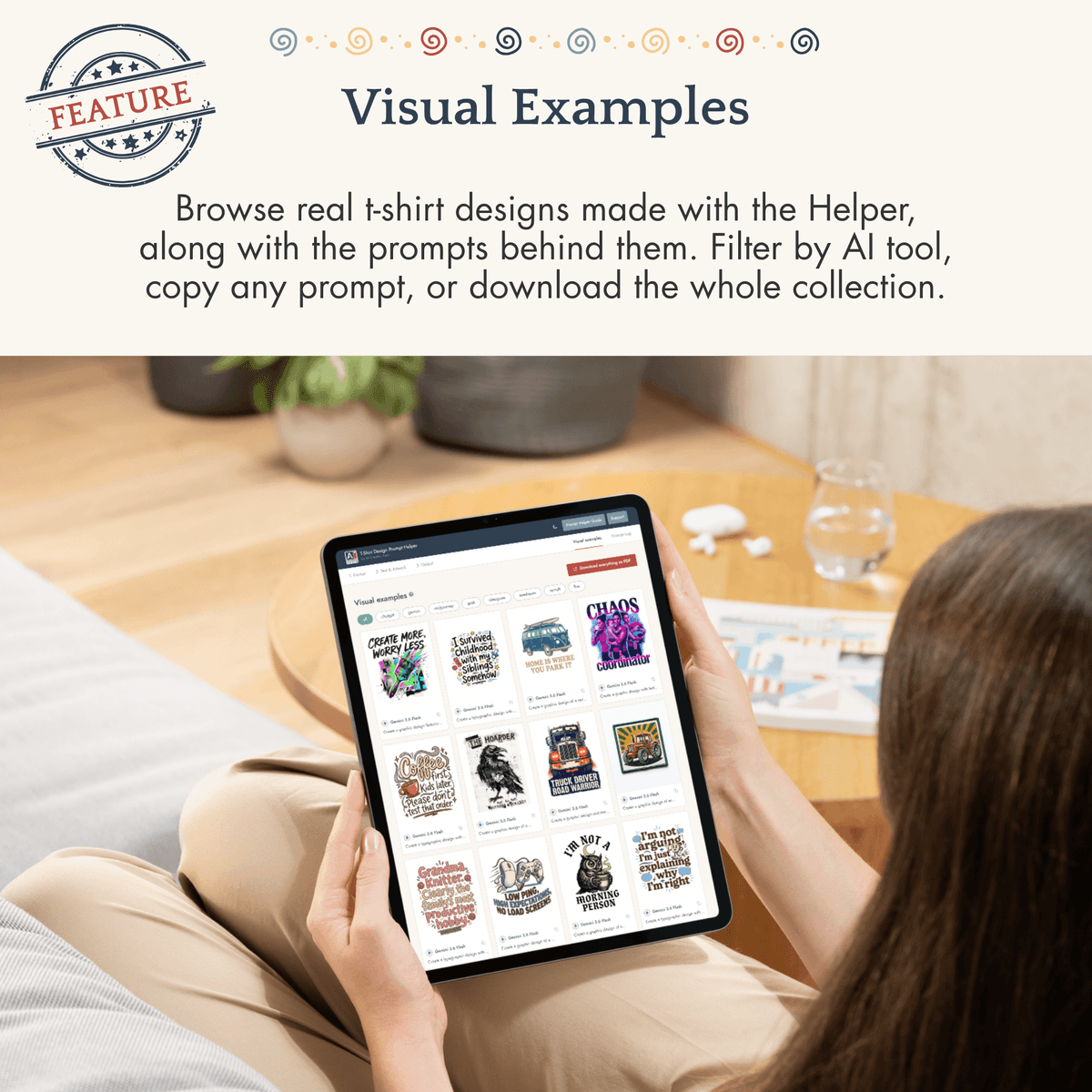 T-Shirt Design Prompt Helper for ChatGPT, Grok, Gemini, Flux, Ideogram, Midjourney, Recraft, Seedream and other text-to-image AI