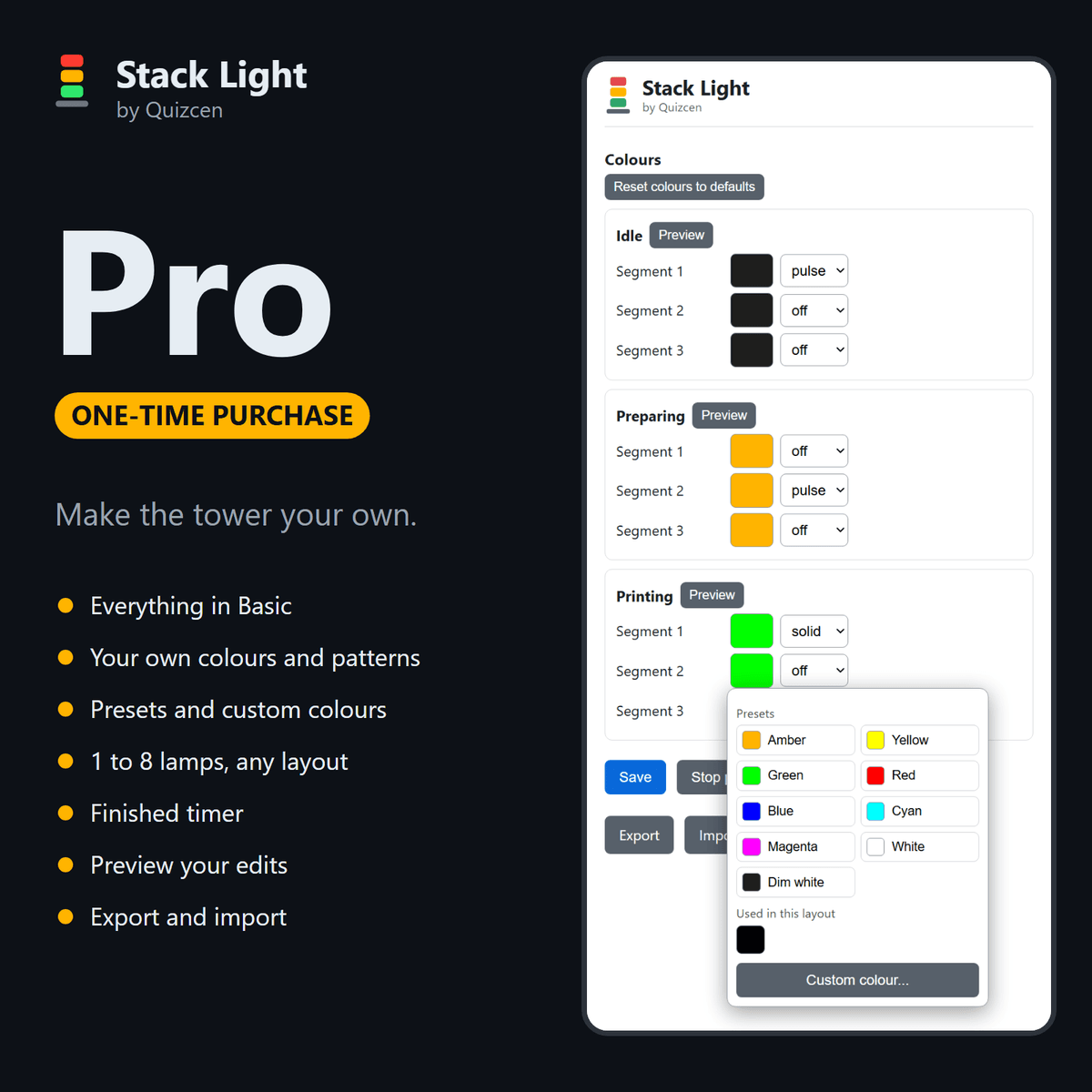 Stack Light for Prusa [PRO Firmware]