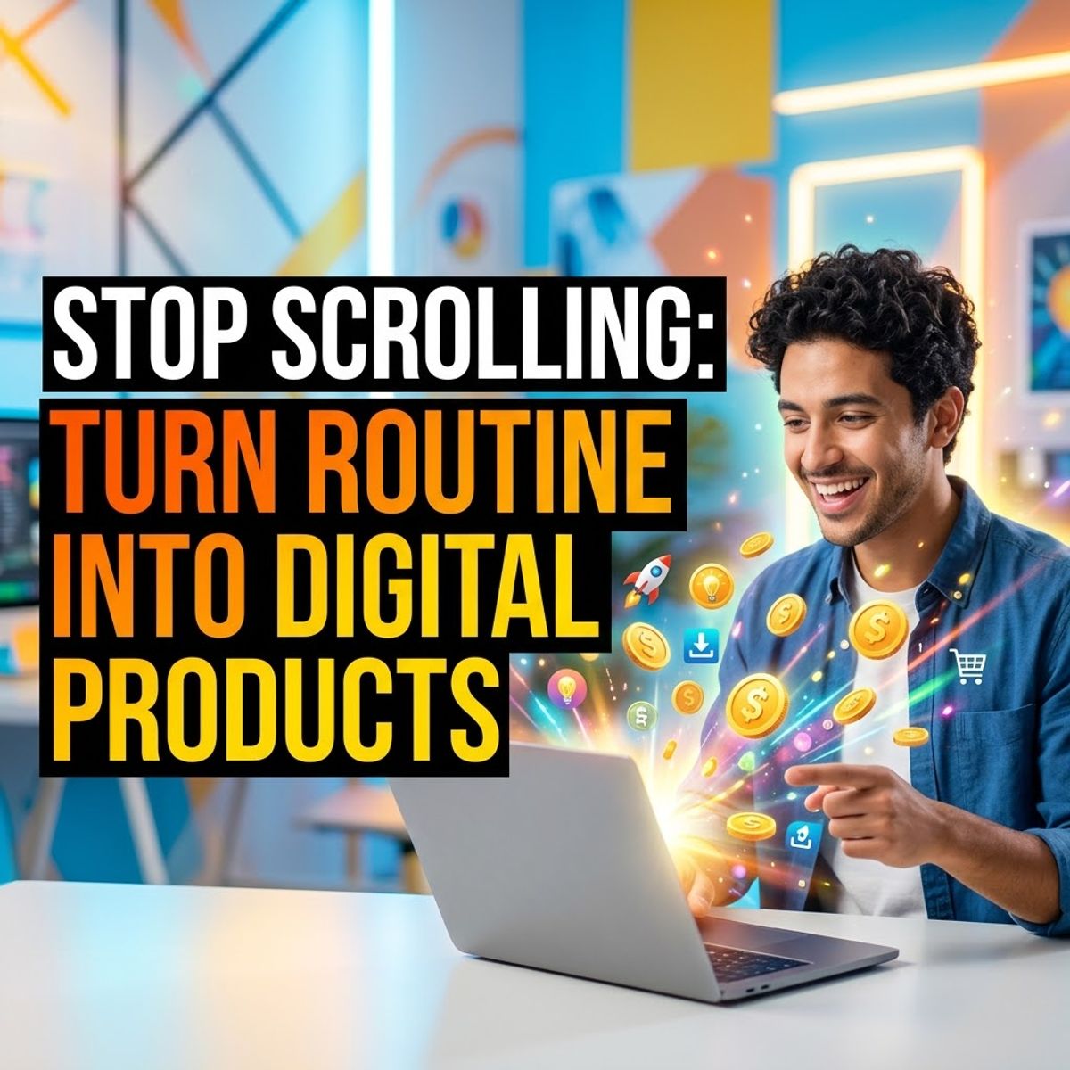 🚀"Stop Scrolling: You Are Sitting on a Goldmine. Turn Your 'Boring' Routine into a Digital Product Empire"