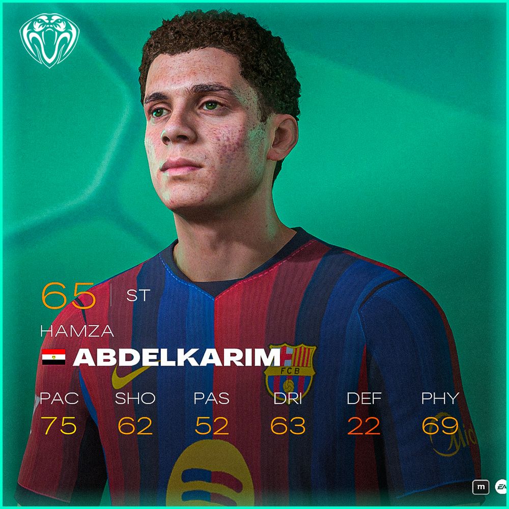 Hamza Abdelkarim Face For FC27