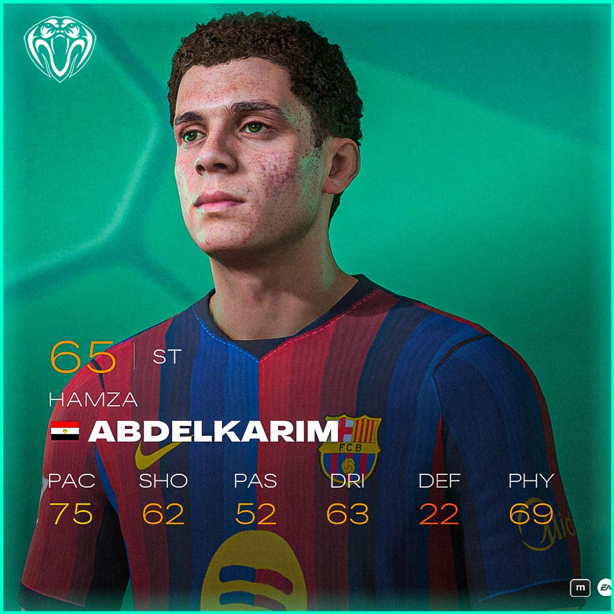 Hamza Abdelkarim Face For FC27