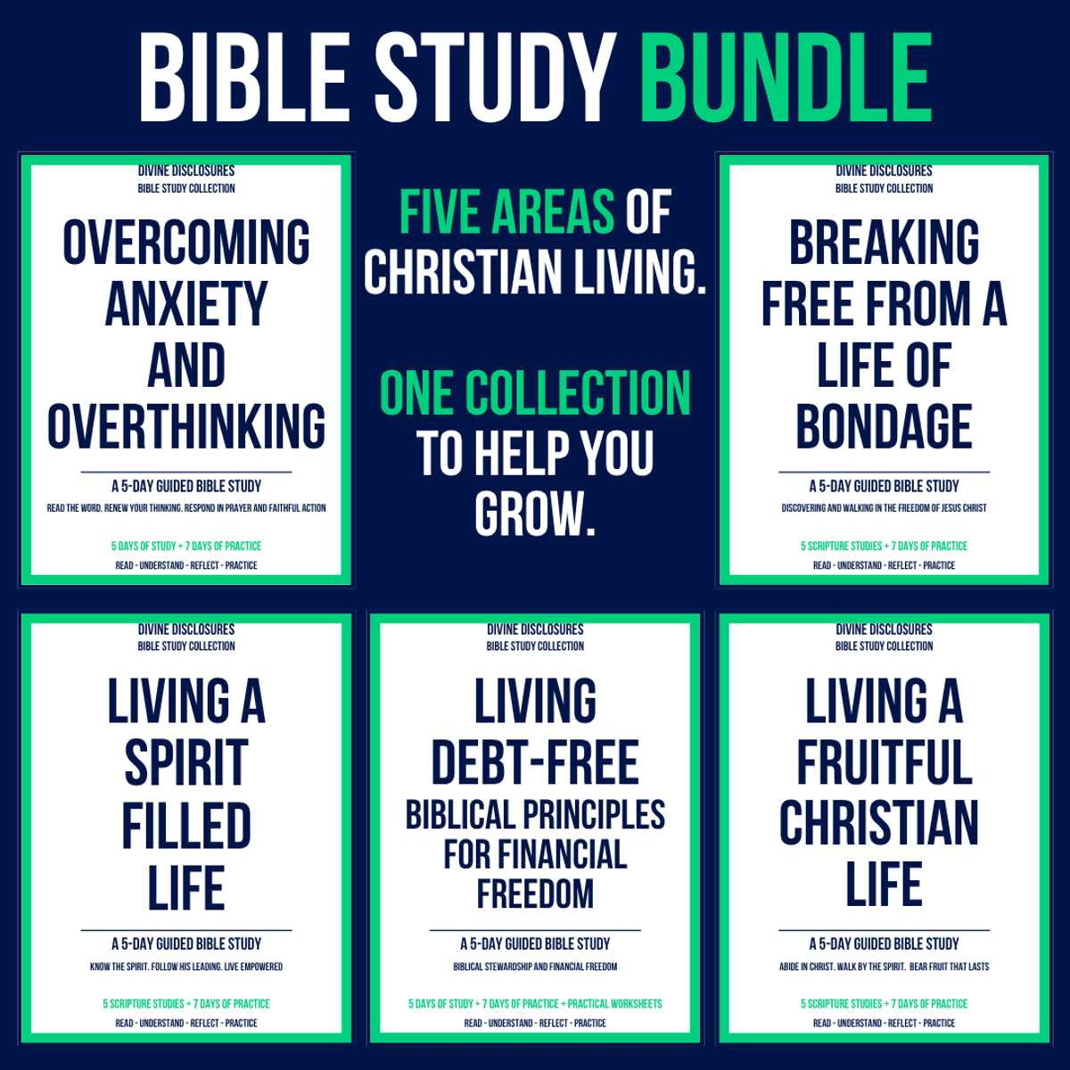 Divine Disclosures Bible Study Collection — The Complete Five-Study PDF Bundle