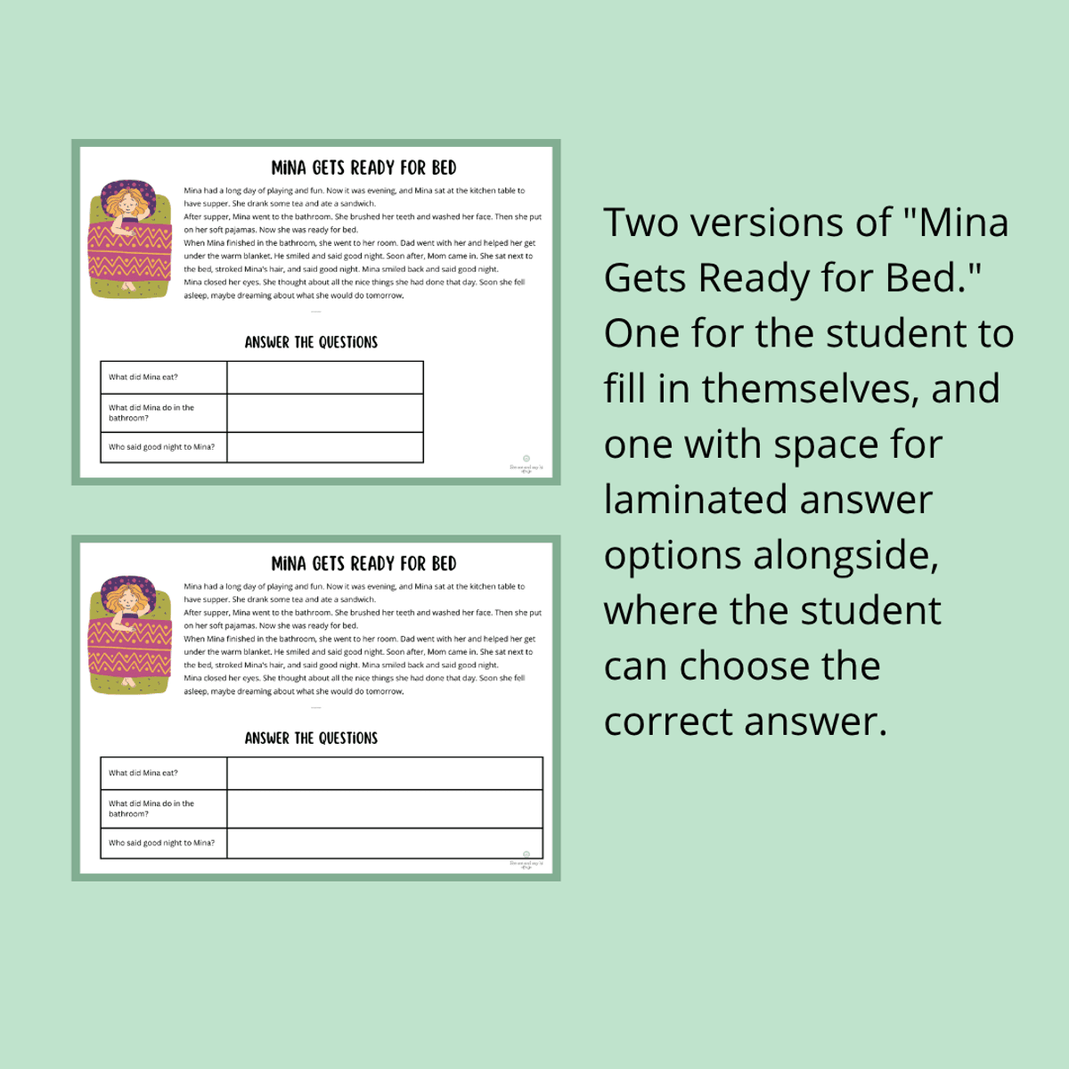 "I can read and understand 2" -A reading comprehension workbook