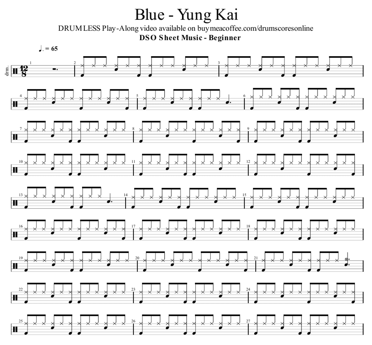 Blue - Yung Kai | Sheet Music PDF and GP Files